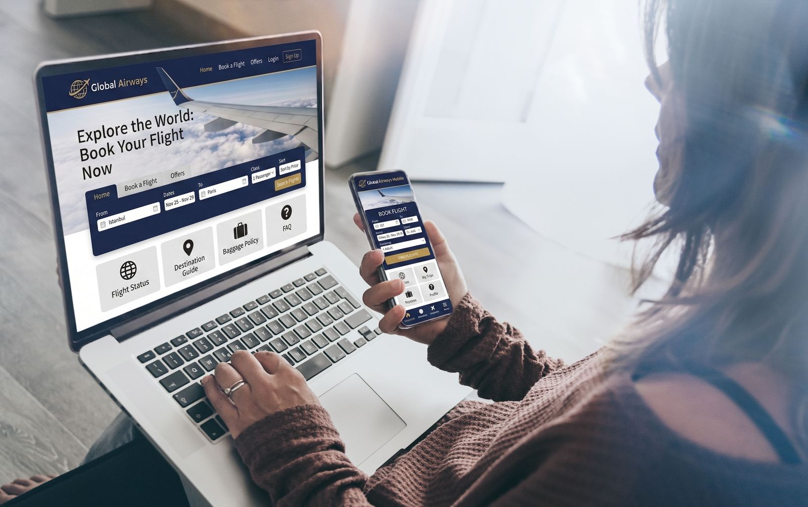 Aviation — Booking, check-in, crew operations